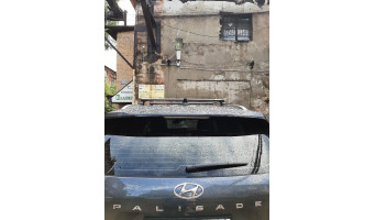 Багажник Rollster на Hyundai Palisade 2019 внедорожник — Арт. 20541 чёрная